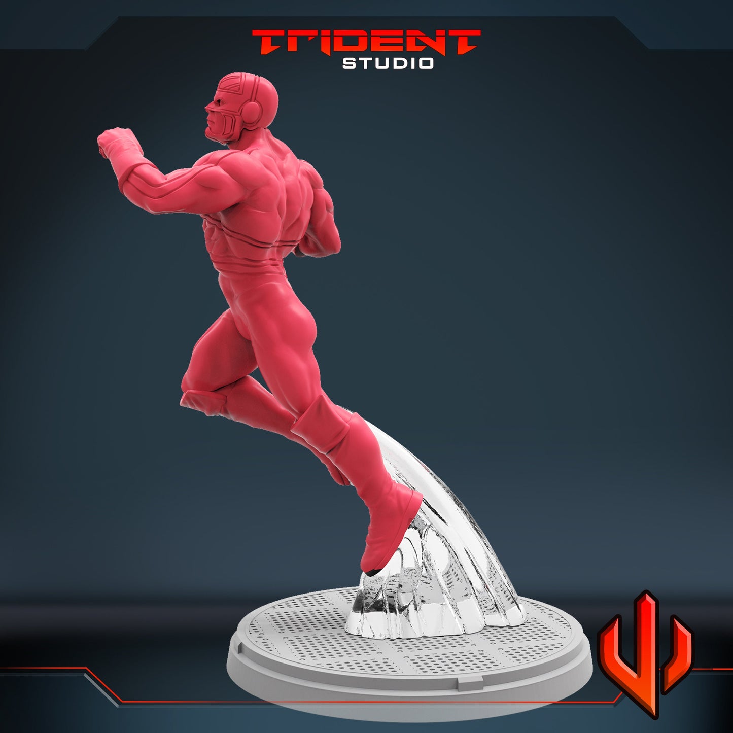 Captain Britain (Fan art sculpted by Trident Studio) (Crisis Protocol Proxy/Alternative)