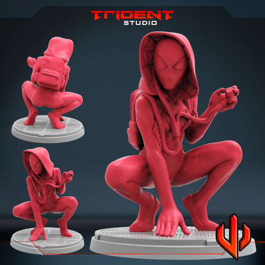 Spider-Ghost (Fan art sculpted by Trident Studio) (Crisis Protocol Proxy/Alternative)