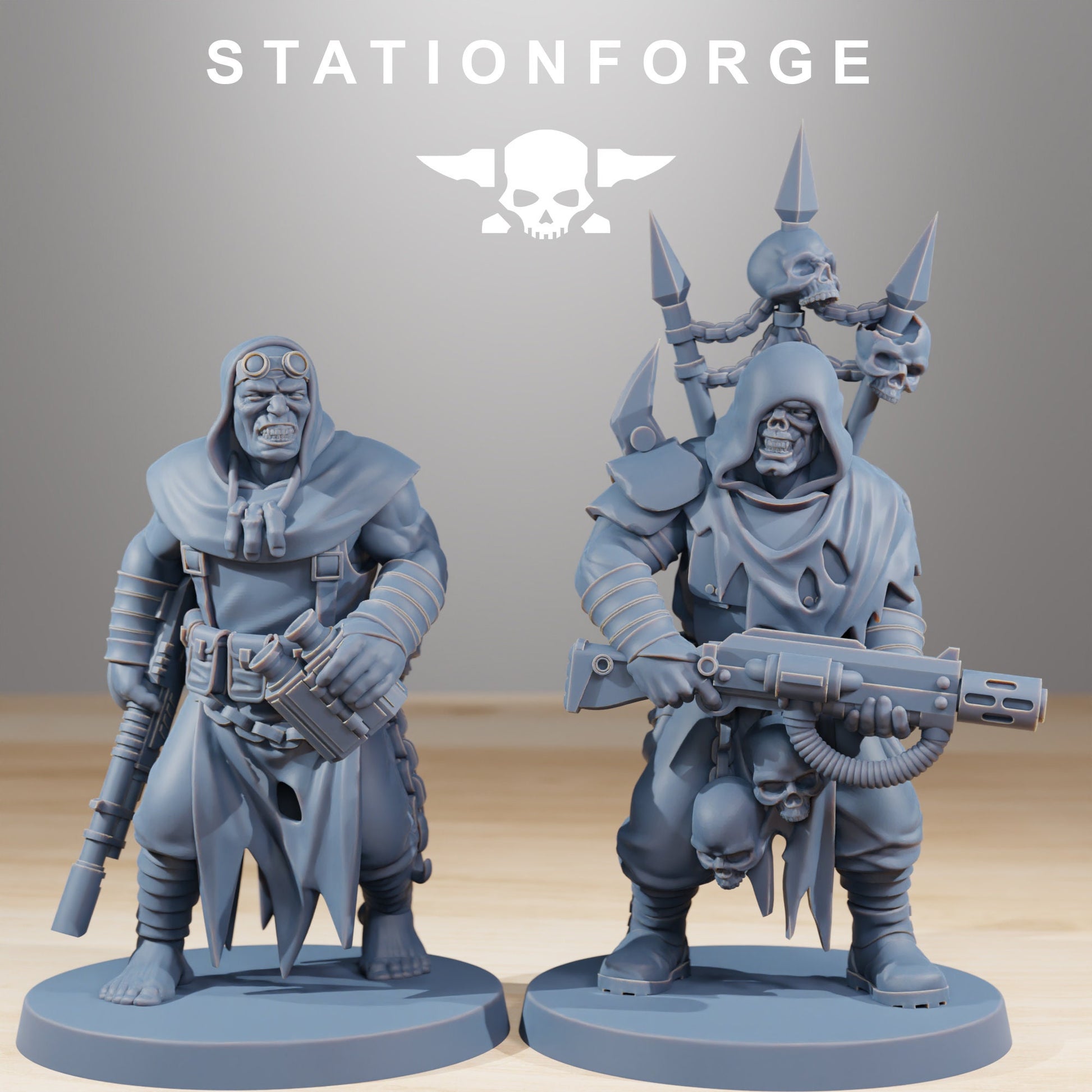 Corrupted Guard Nomads - set of 10 (with Mutant option) (sculpted by Stationforge)