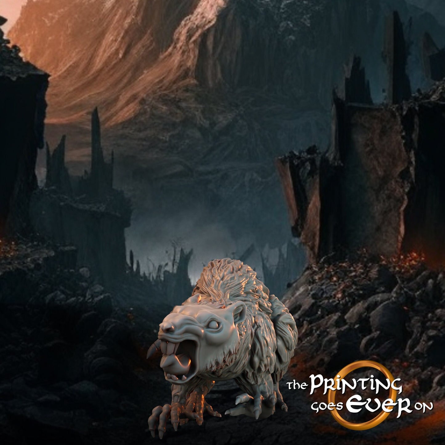 Giant Rat A - Forces of Evil - Vol. 1(sculpted by Print Goes Ever On)