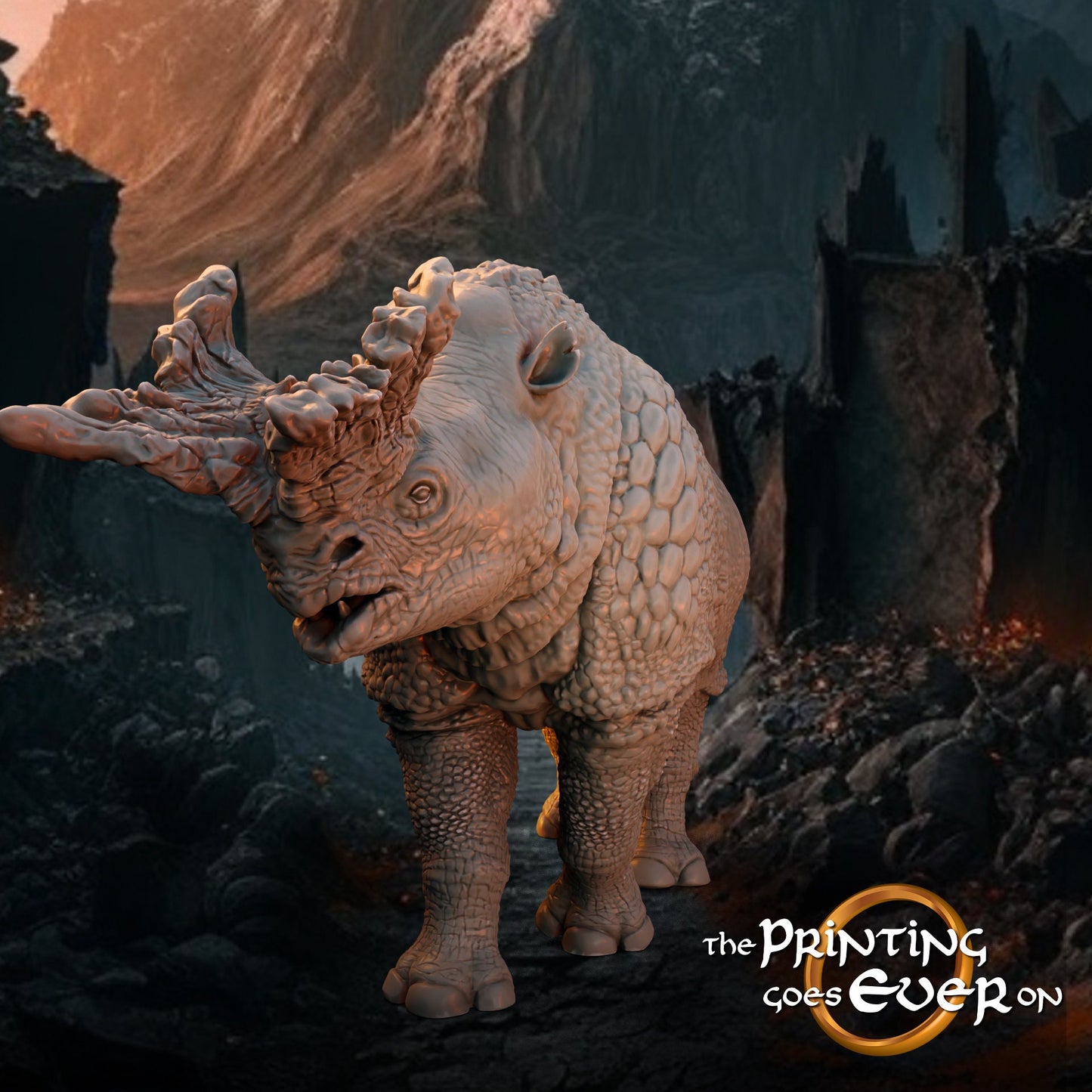 Horned Beast of Groz B - Forces of Evil - Vol. 1(sculpted by Print Goes Ever On)