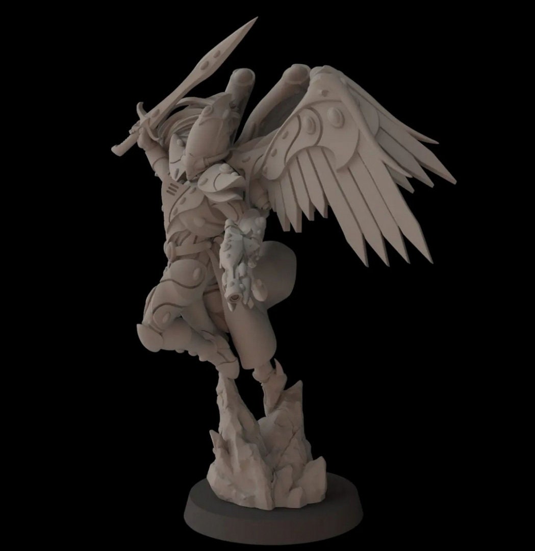 Sky Fighter Lord (Sculpted by Fantasy Cult Miniatures)