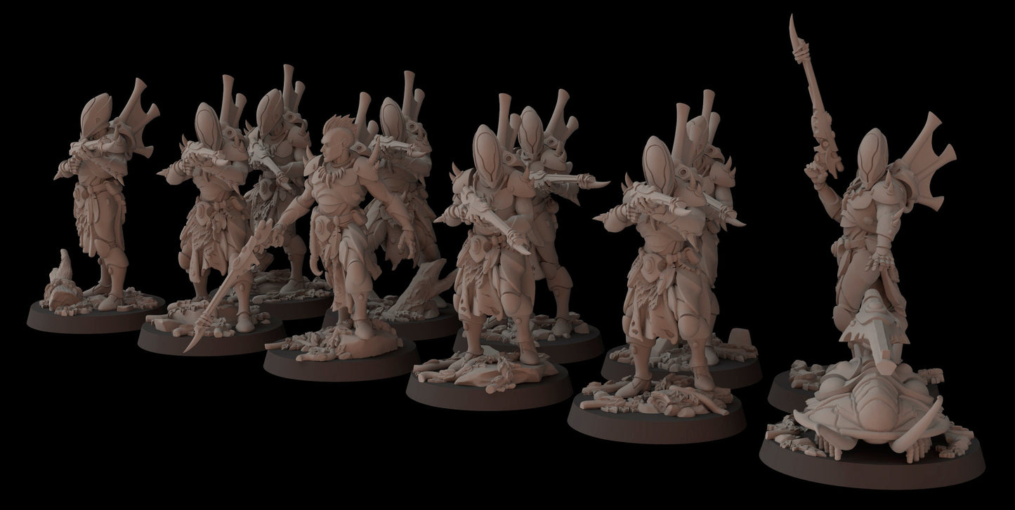 Aeterni Primeval Troops - set of 11 (Sculpted by Fantasy Cult Miniatures)