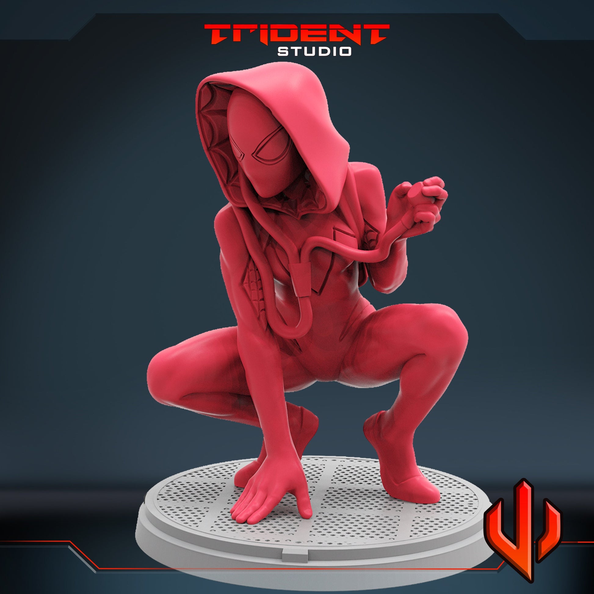 Spider-Ghost (Fan art sculpted by Trident Studio) (Crisis Protocol Proxy/Alternative)