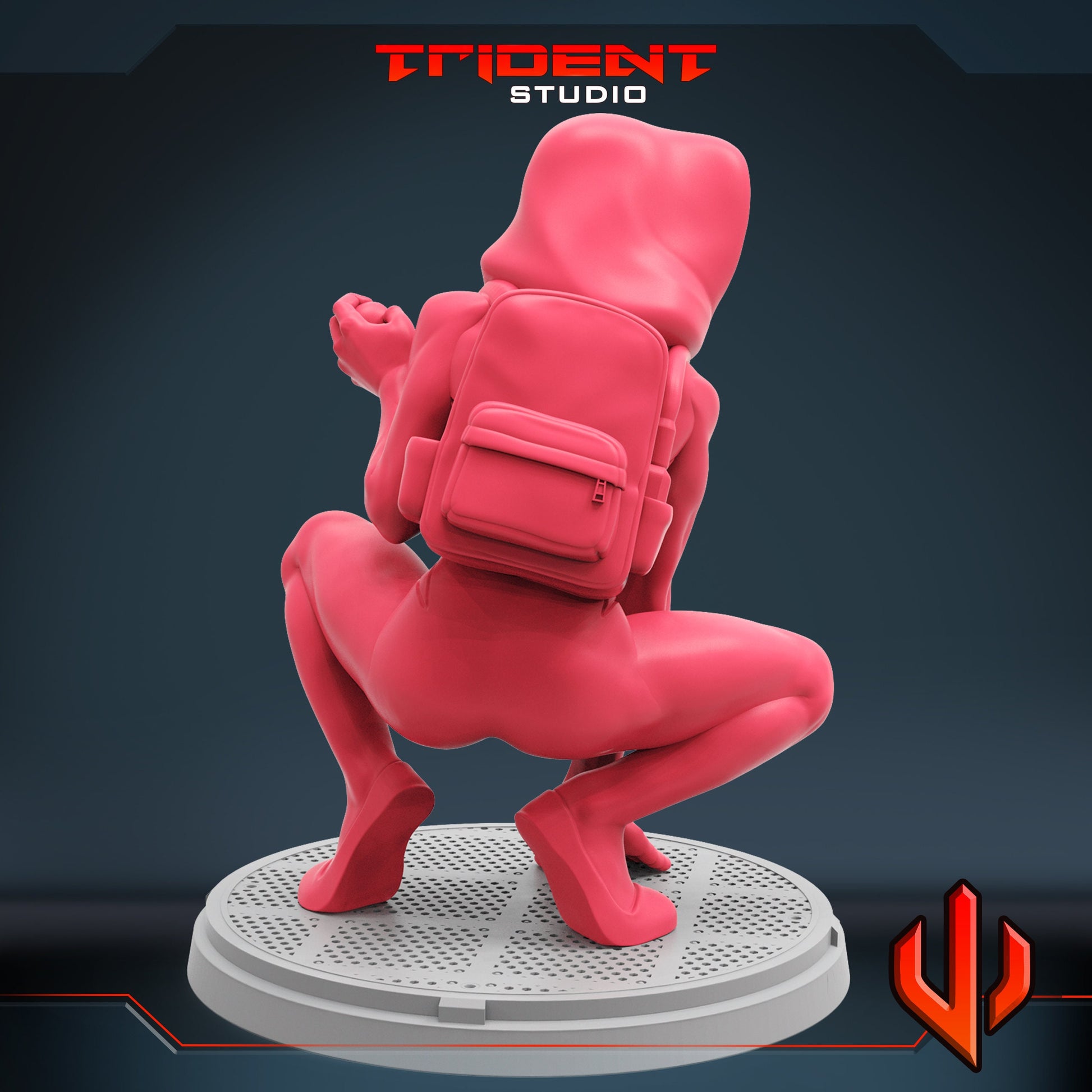 Spider-Ghost (Fan art sculpted by Trident Studio) (Crisis Protocol Proxy/Alternative)