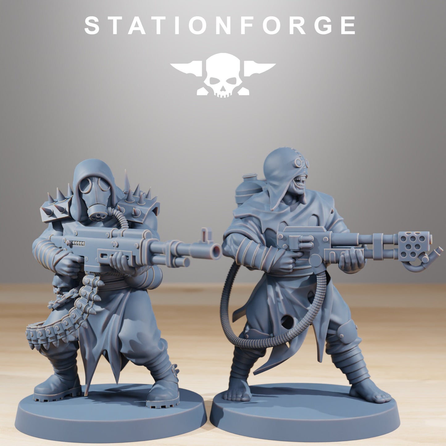 Corrupted Guard Nomads - set of 10 (with Mutant option) (sculpted by Stationforge)