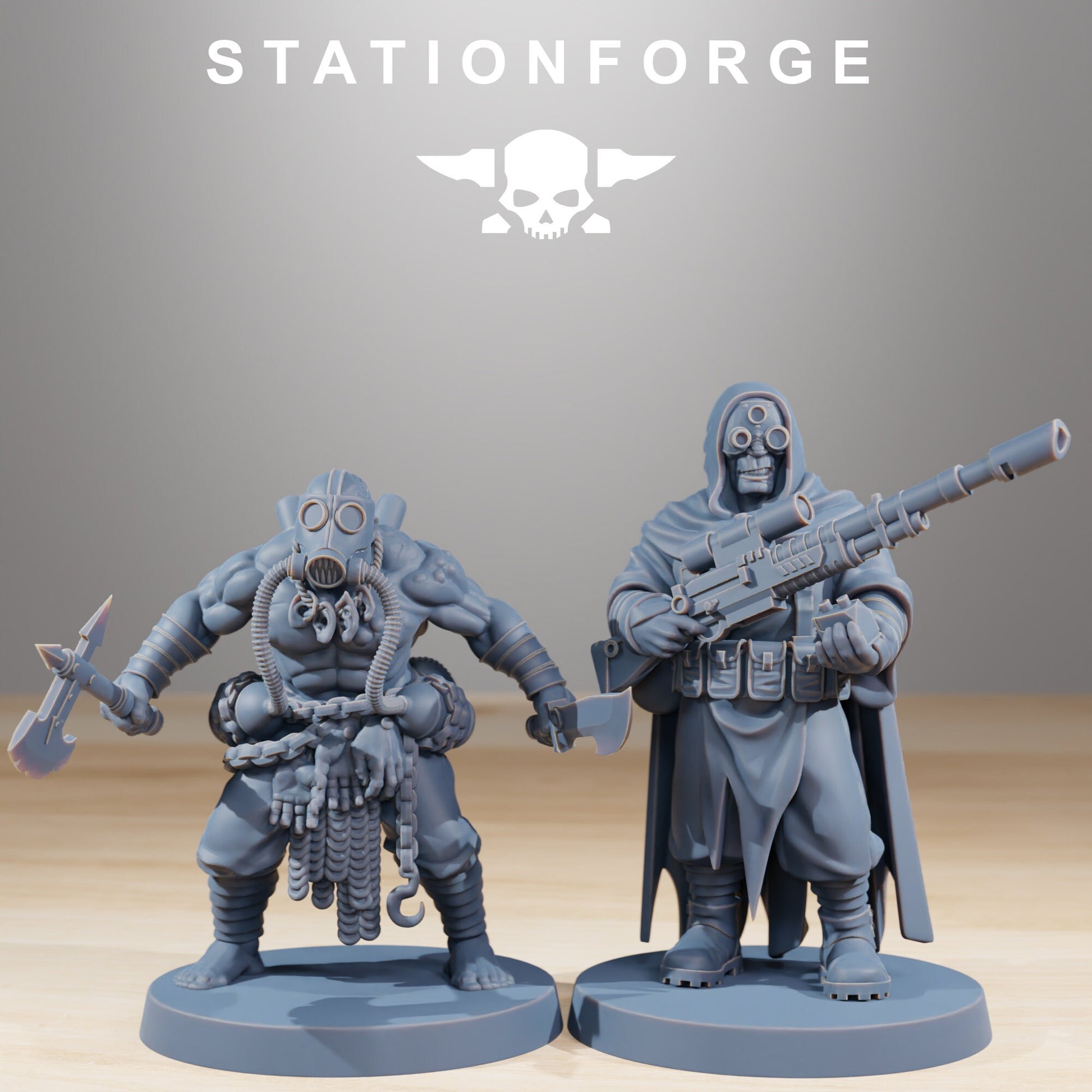 Corrupted Guard Nomads - set of 10 (with Mutant option) (sculpted by Stationforge)