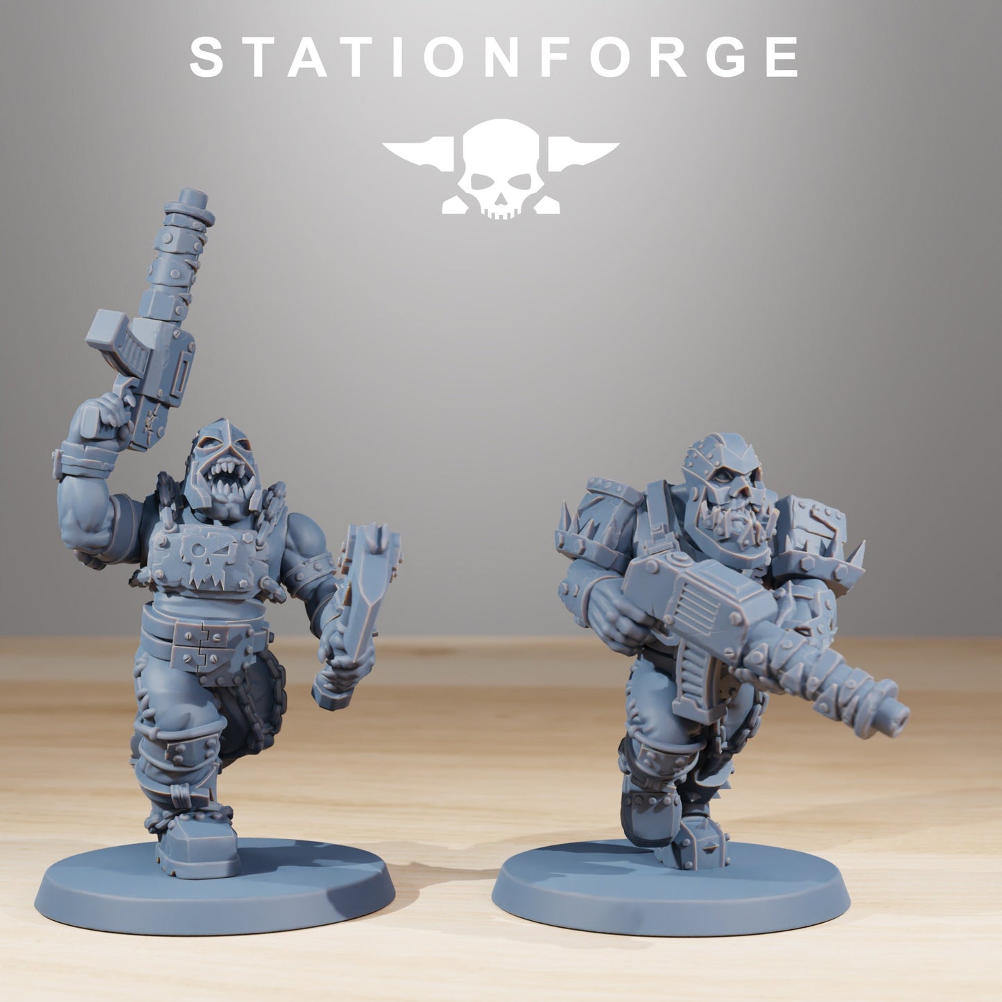 Orkaz Berserkers - set of 10 (sculpted by Stationforge)