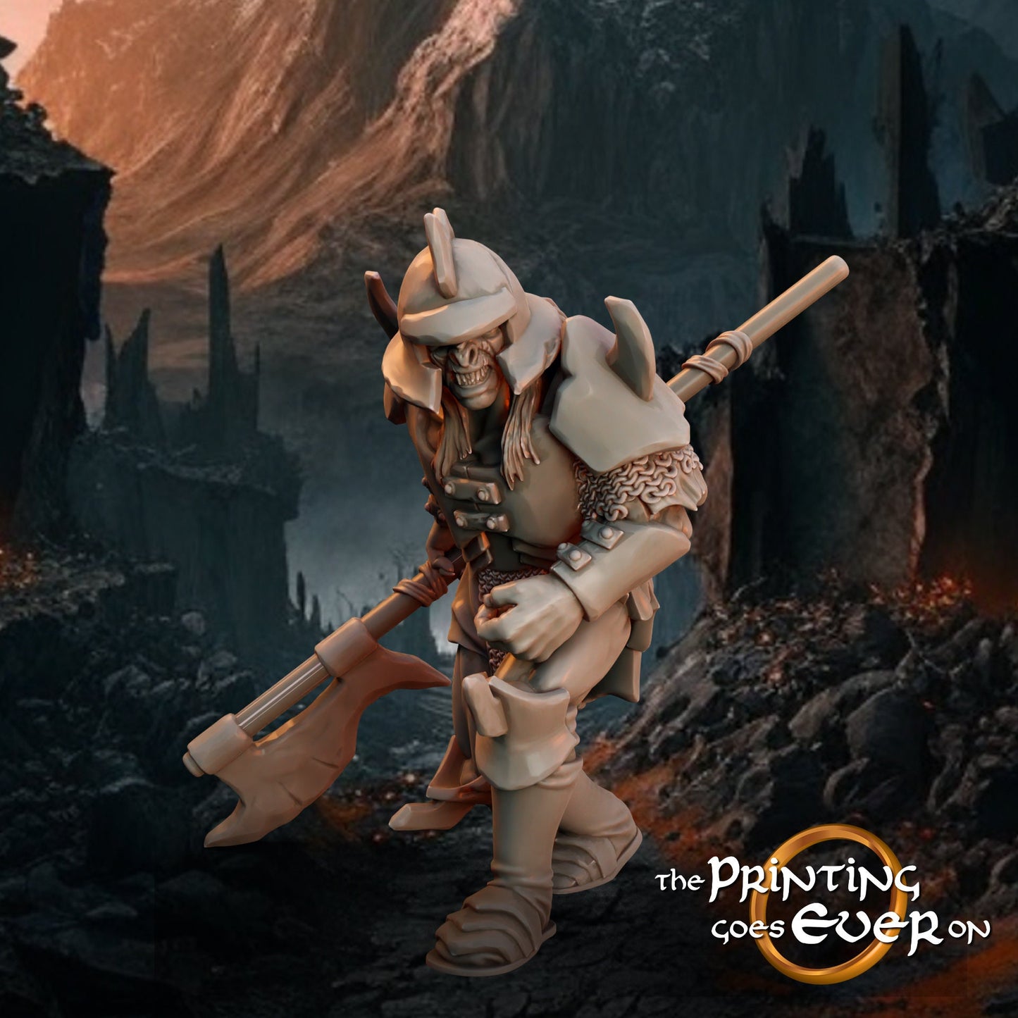 Assault Orc Brawler C - Forces of Evil - Vol. 2(sculpted by Print Goes Ever On)