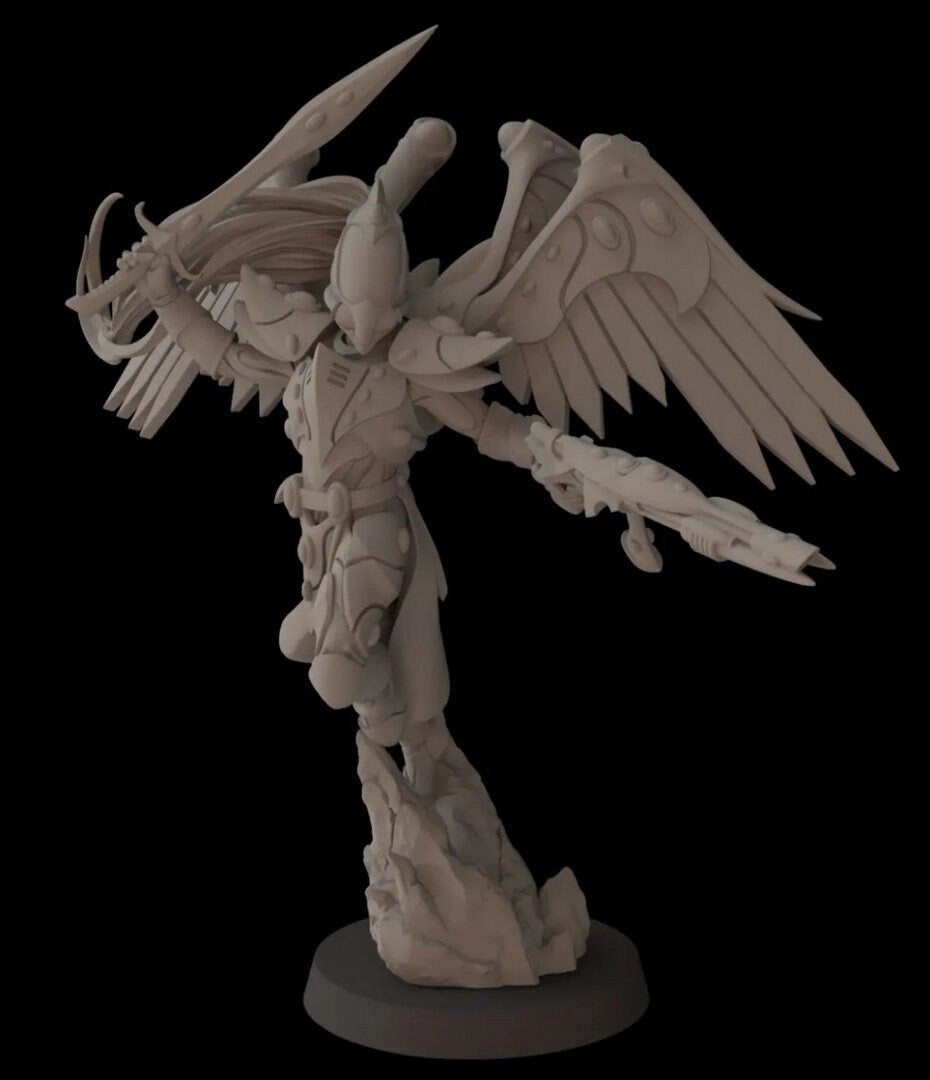 Sky Fighter Lord (Sculpted by Fantasy Cult Miniatures)