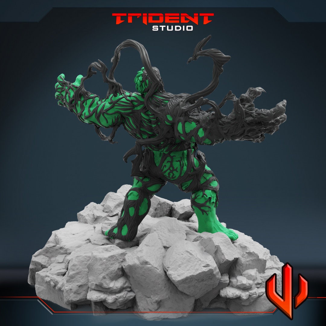 Venomised Hulk (Fan art sculpted by Trident Studio) (Crisis Protocol Proxy/Alternative)