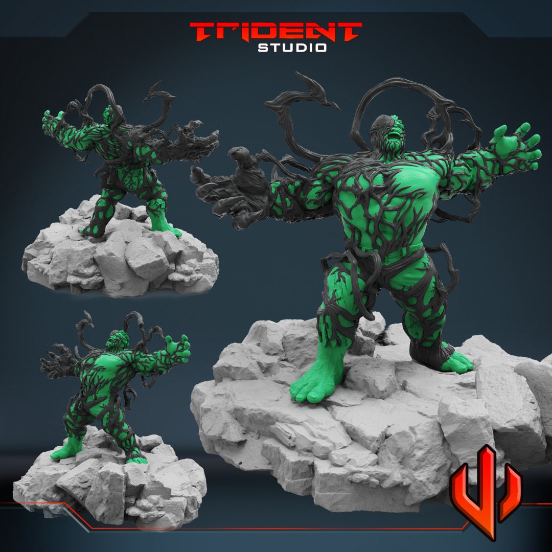 Venomised Hulk (Fan art sculpted by Trident Studio) (Crisis Protocol Proxy/Alternative)