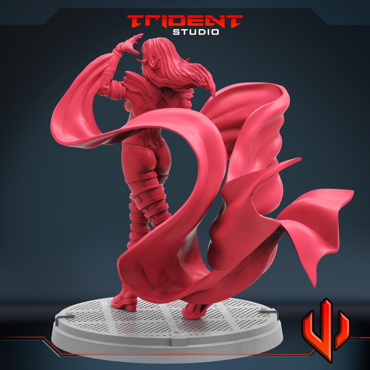 Emma Frost Phoenix Force (Fan art sculpted by Trident Studio) (Crisis Protocol Proxy/Alternative)