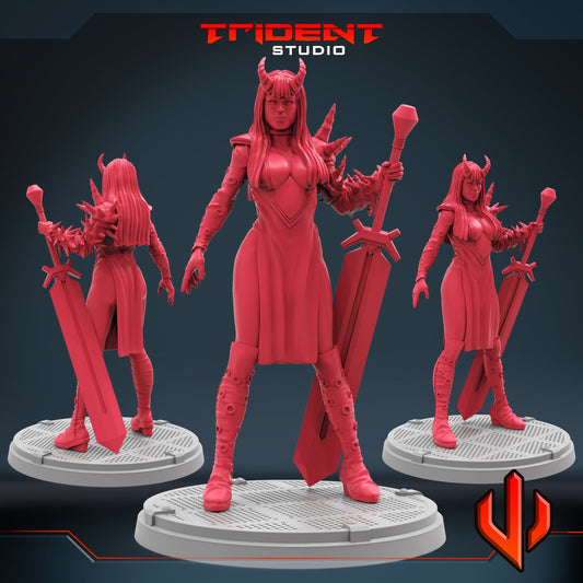 Magik Phoenix Force A (Fan art sculpted by Trident Studio) (Crisis Protocol Proxy/Alternative)