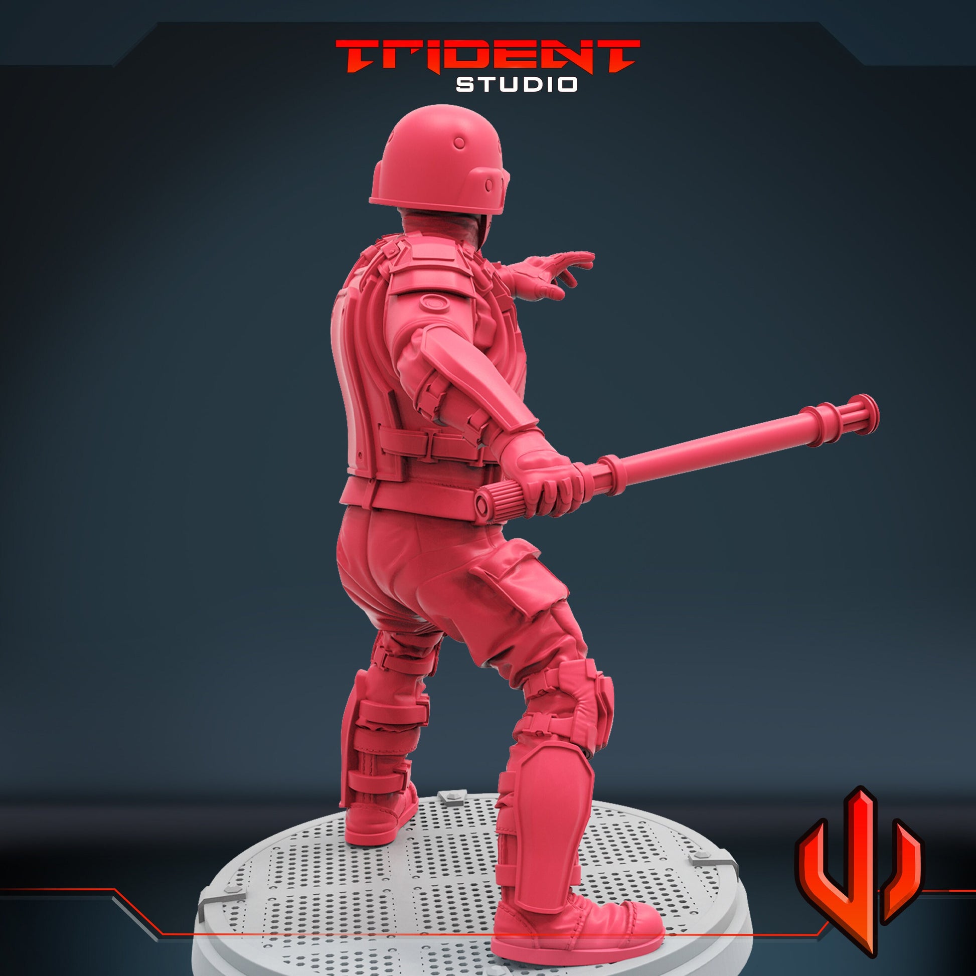 TVA Soldier B (Fan art sculpted by Trident Studio) (Crisis Protocol Proxy/Alternative)