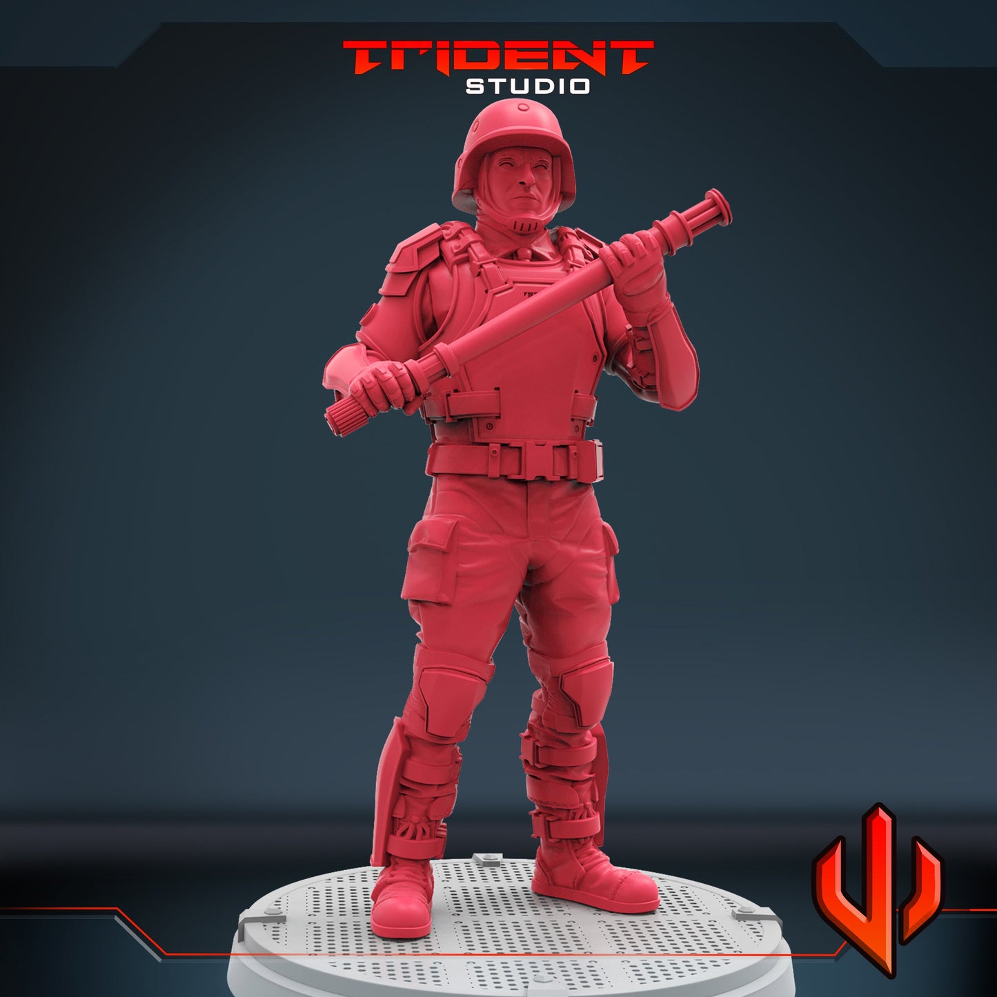 TVA Soldier C (Fan art sculpted by Trident Studio) (Crisis Protocol Proxy/Alternative)