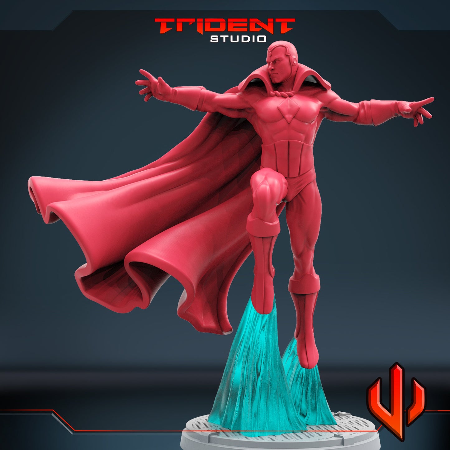 Vision (Fan art sculpted by Trident Studio) (Crisis Protocol Proxy/Alternative)