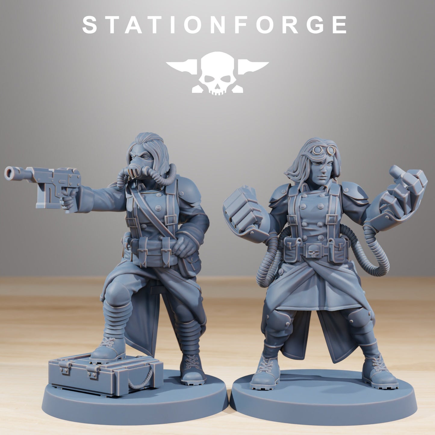 Grim Guard - Sisters of War - set of 10 (sculpted by Stationforge)