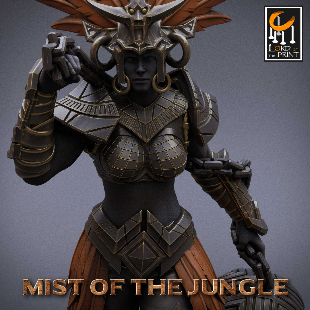 Heavy Amazon Great Chain set - 4 poses (sculpted by Lord Of The Print)