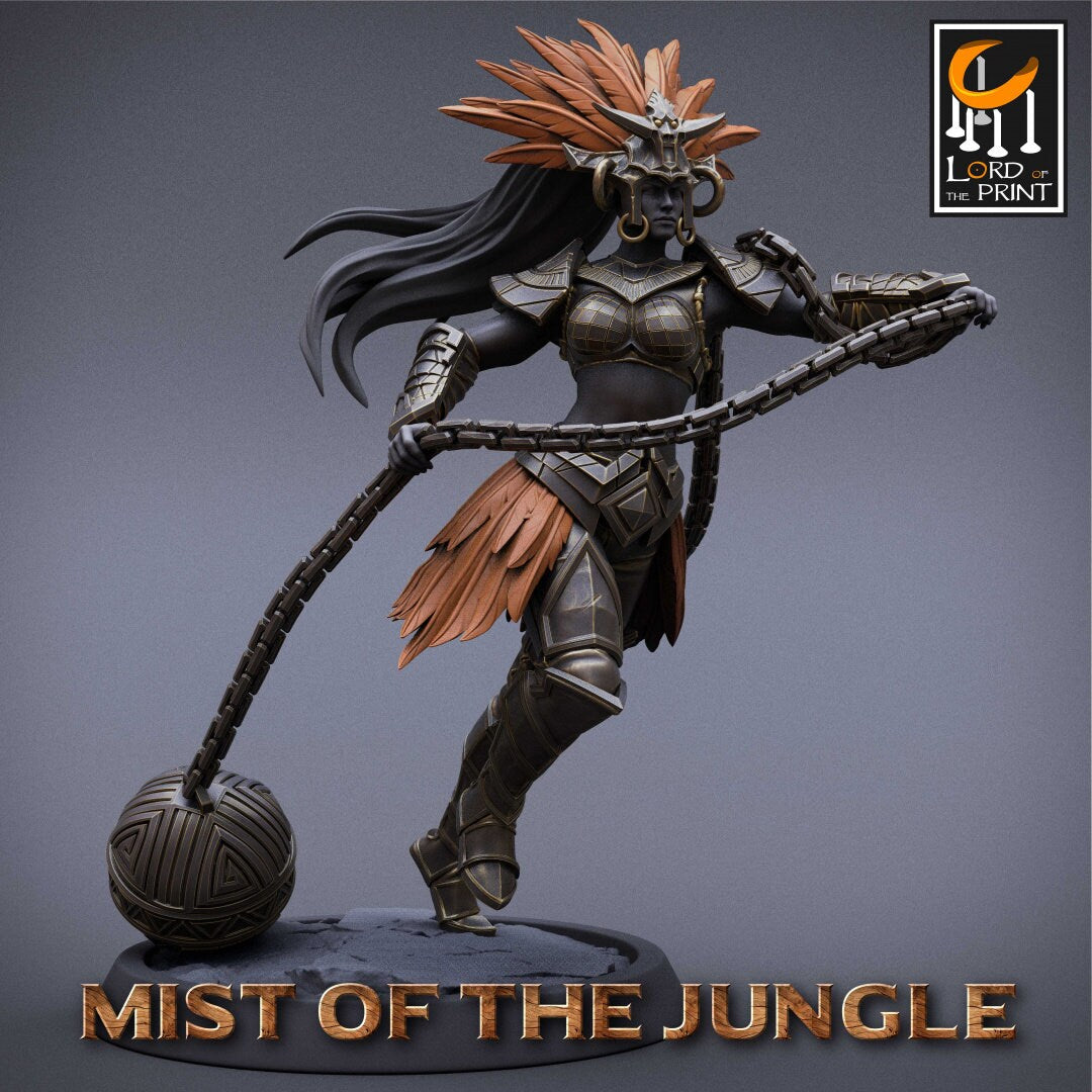 Heavy Amazon Great Chain set - 4 poses (sculpted by Lord Of The Print)
