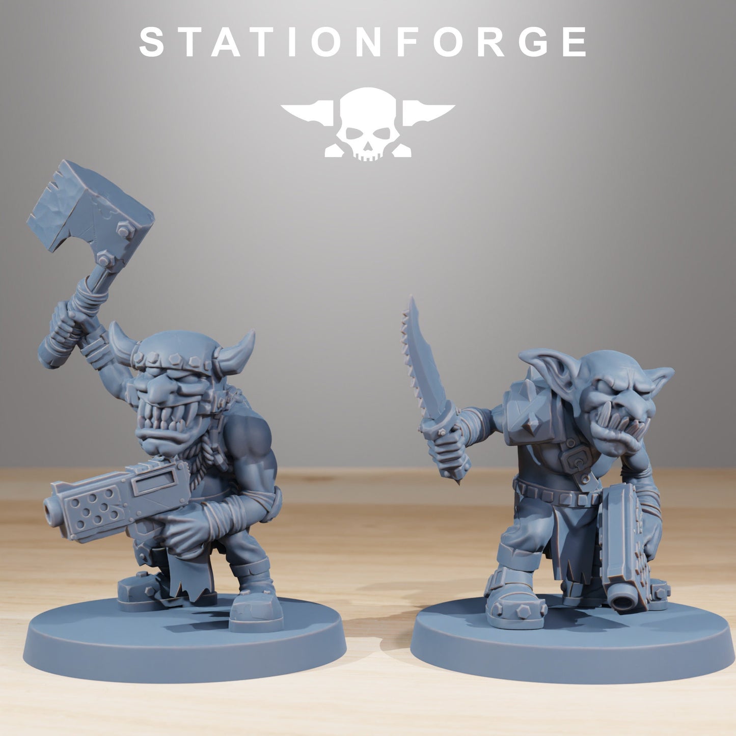 Goblin Infantry - set of 11 (sculpted by Stationforge)