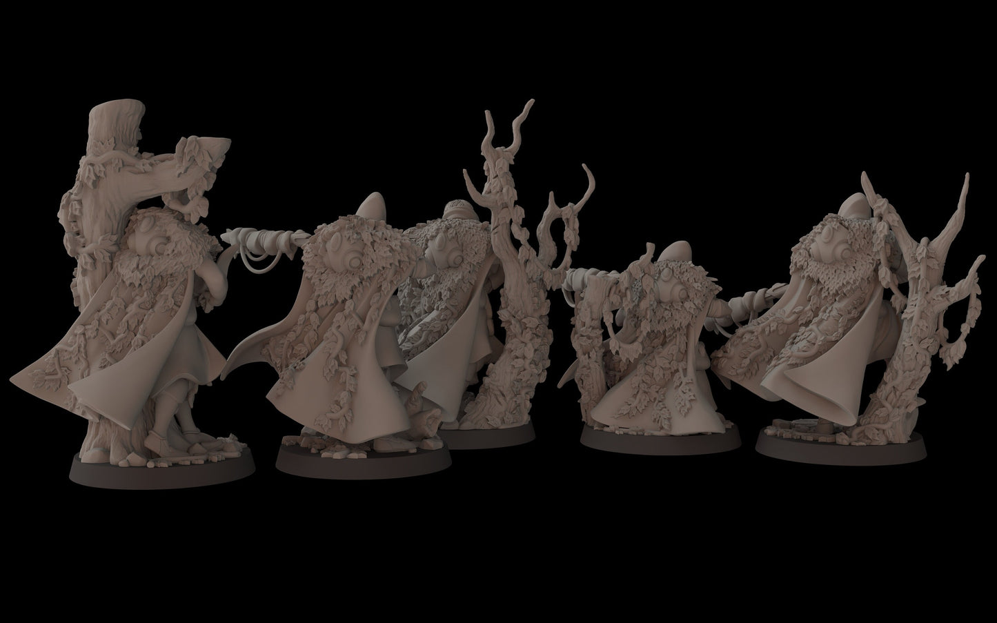 Aeterni Primeval Recon Squad - set of 5 (Sculpted by Fantasy Cult Miniatures)