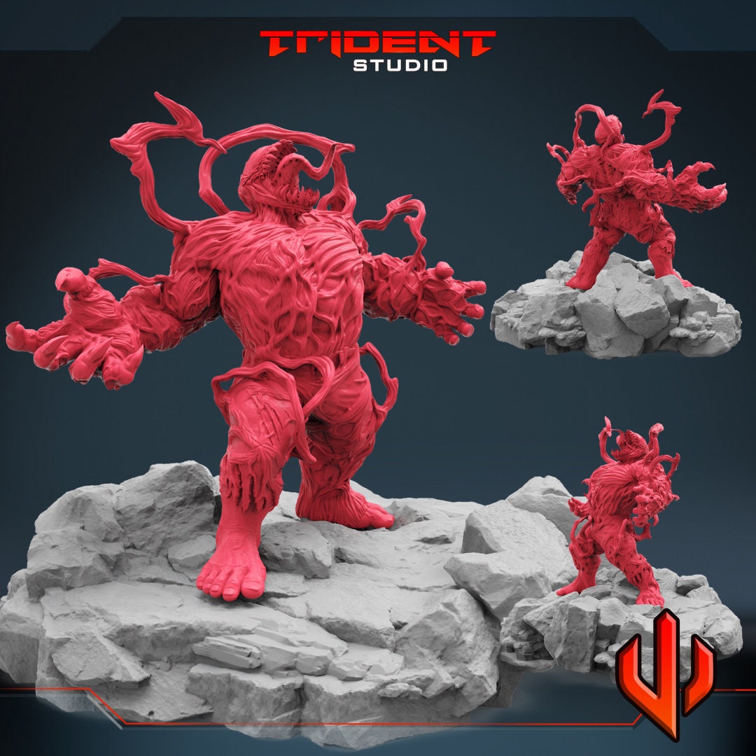 Venomised Hulk (Fan art sculpted by Trident Studio) (Crisis Protocol Proxy/Alternative)