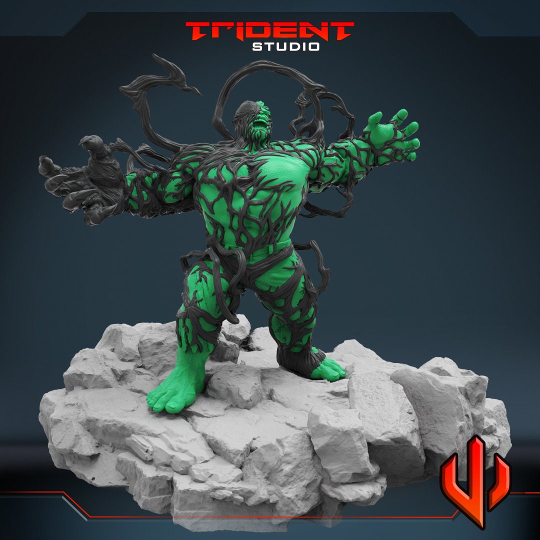 Venomised Hulk (Fan art sculpted by Trident Studio) (Crisis Protocol Proxy/Alternative)