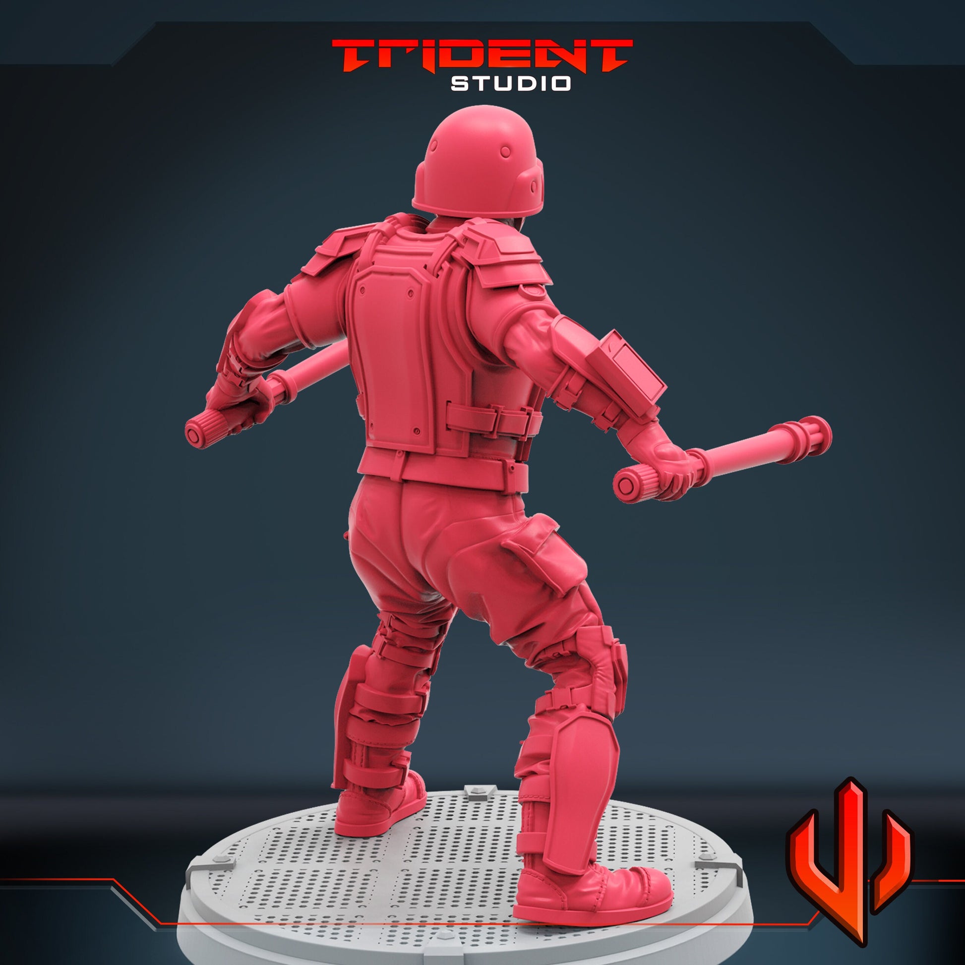 TVA Soldier A (Fan art sculpted by Trident Studio) (Crisis Protocol Proxy/Alternative)