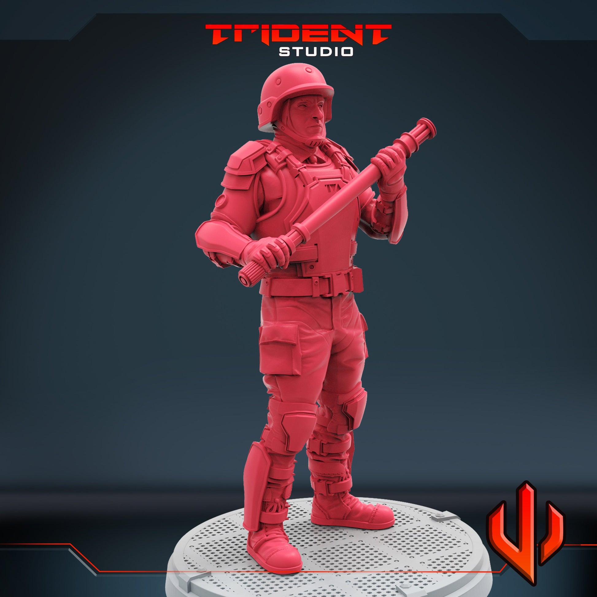 TVA Soldier C (Fan art sculpted by Trident Studio) (Crisis Protocol Proxy/Alternative)