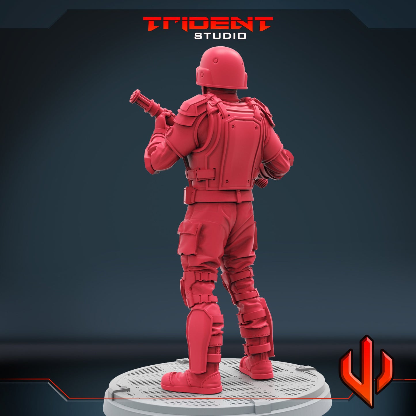 TVA Soldier C (Fan art sculpted by Trident Studio) (Crisis Protocol Proxy/Alternative)