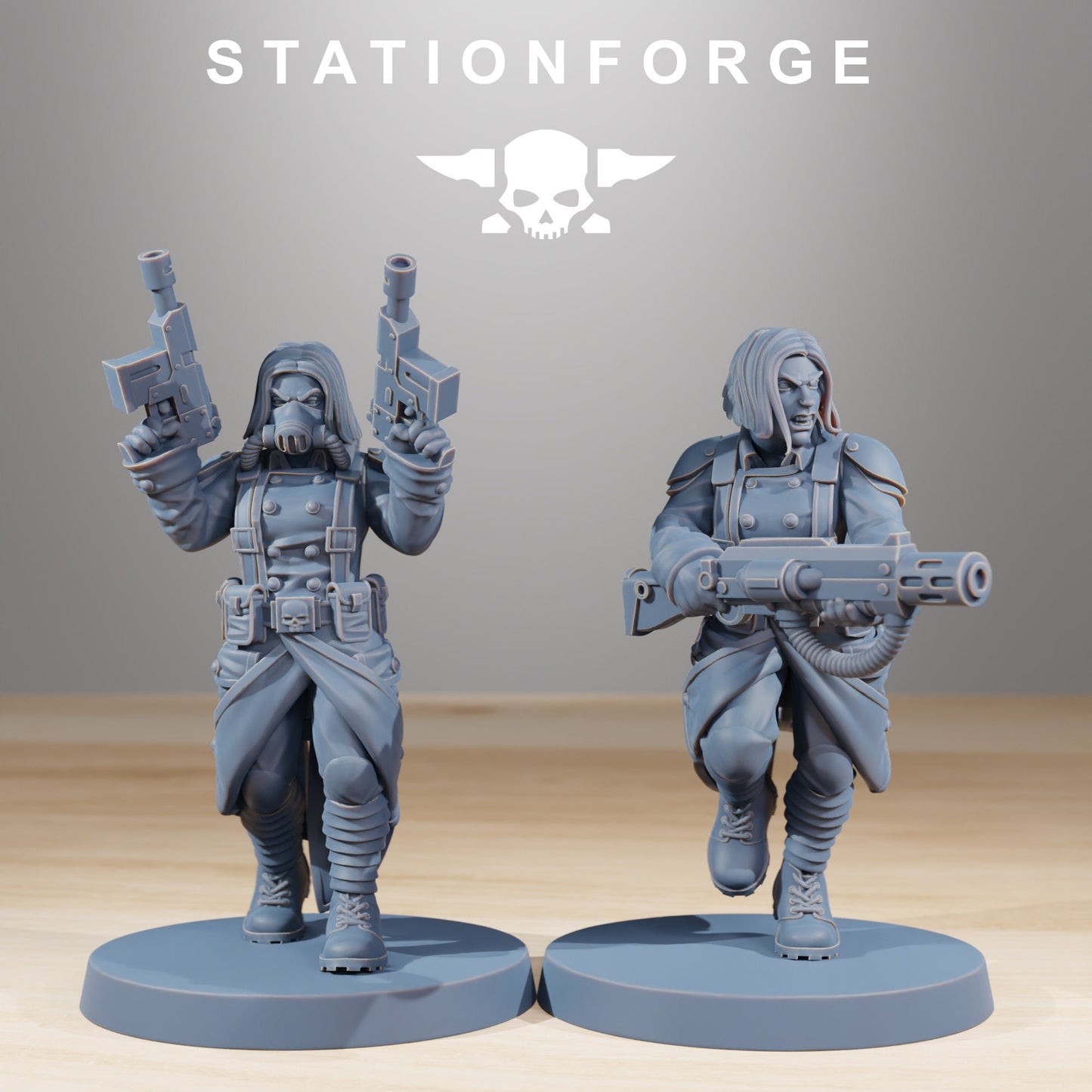 Grim Guard - Sisters of War - set of 10 (sculpted by Stationforge)