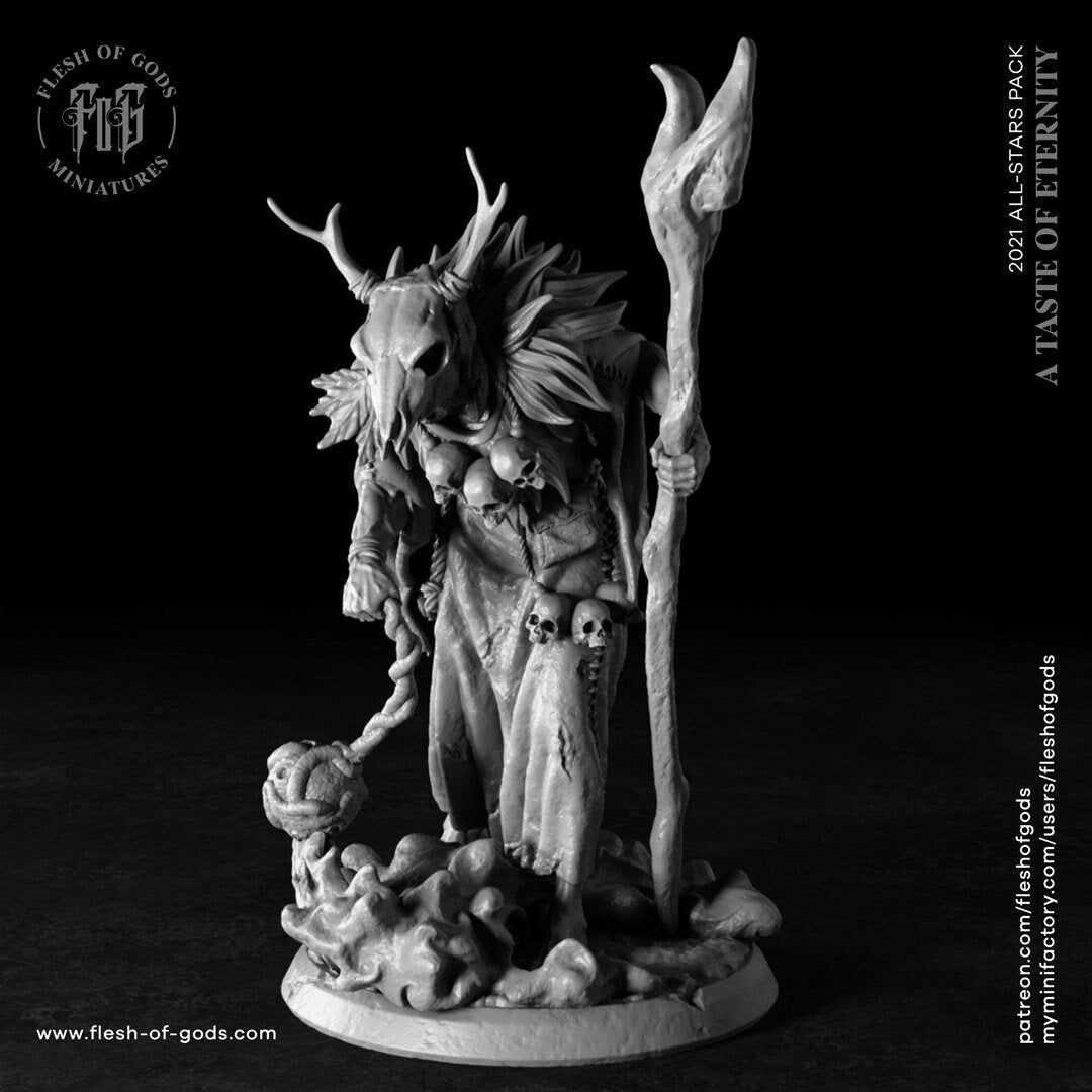 Dark Druid (sculpted by Flesh of Gods miniatures)
