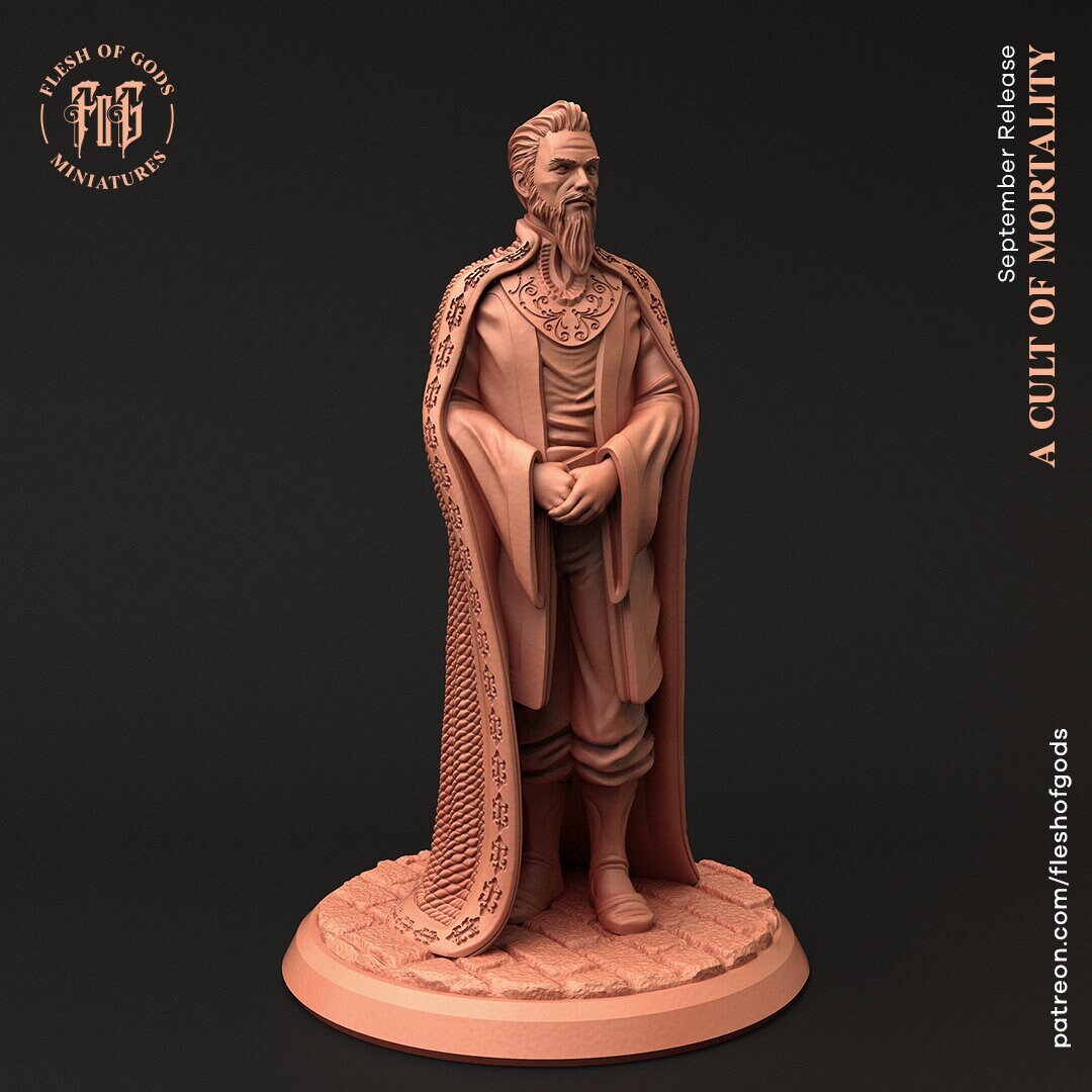 Counsellor - Cult of Mortality (sculpted by Flesh of Gods miniatures)