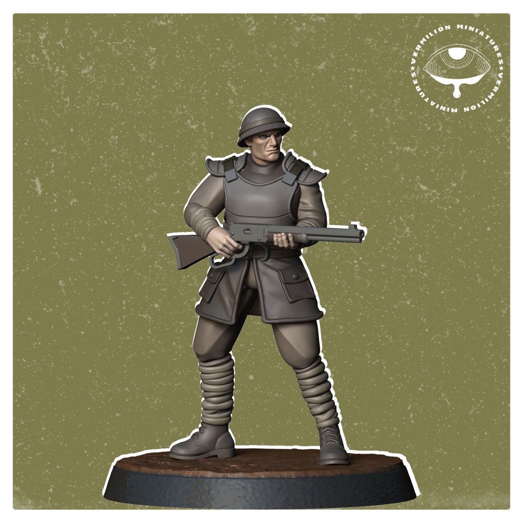 Bearforce - Soldier 1 (Sculpted by Vermillion Miniatures)