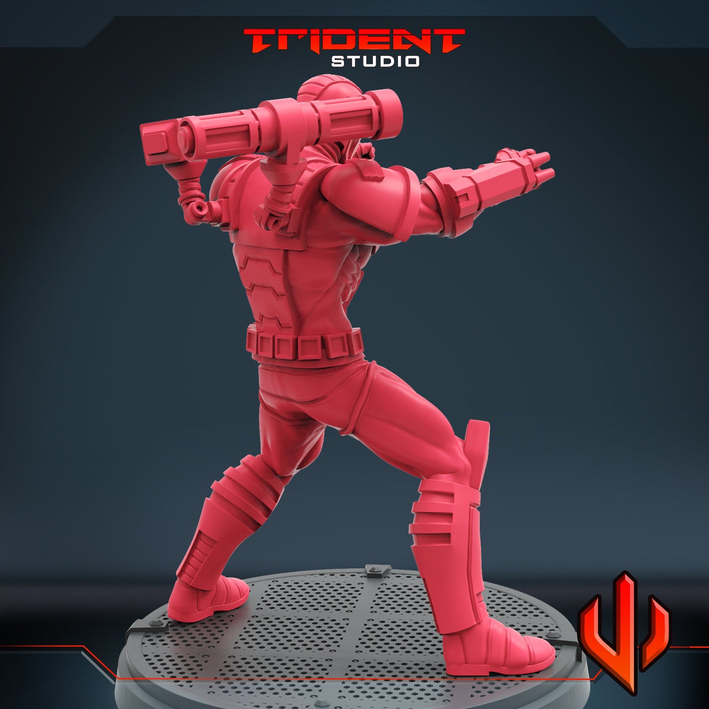 Warmachine Classic (Fan art sculpted by Trident Studio) (Crisis Protocol Proxy/Alternative)