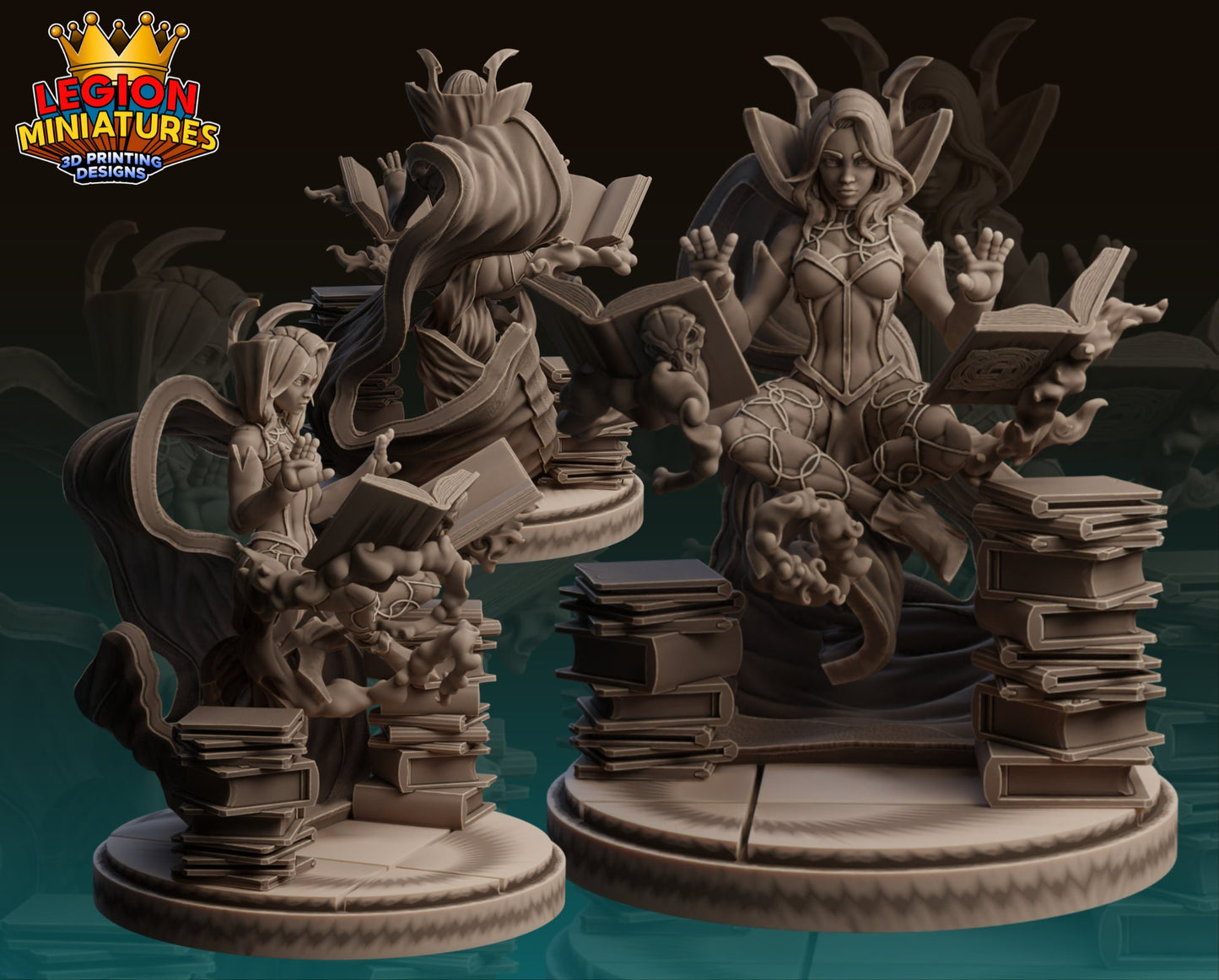 Clea Strange Fan-Art 40mm Miniature (Sculpted by Legion Miniatures) (Crisis Protocol Proxy/Alternative)