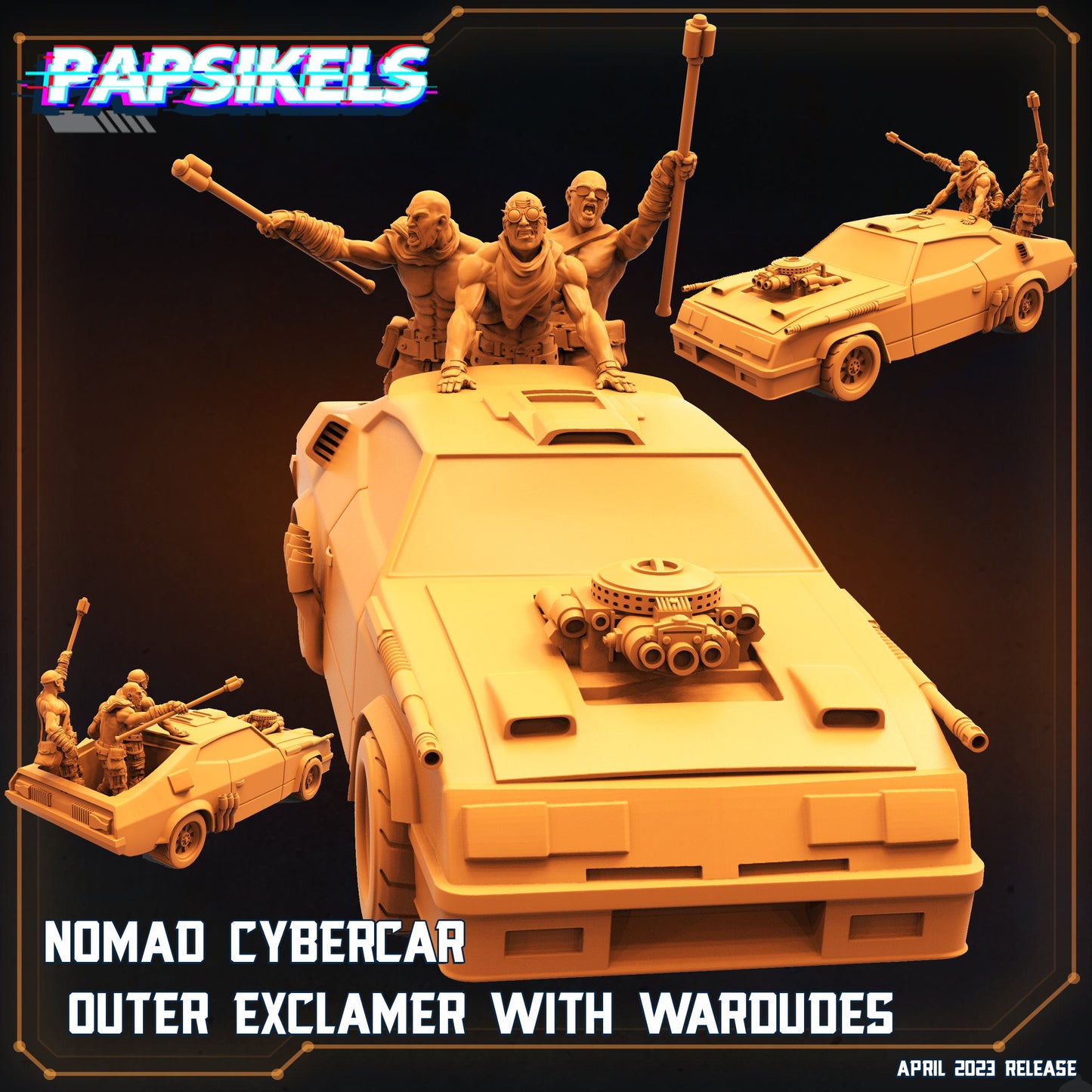Nomad Cybercar Outer Exclaimer (sculpted by Papsikels)