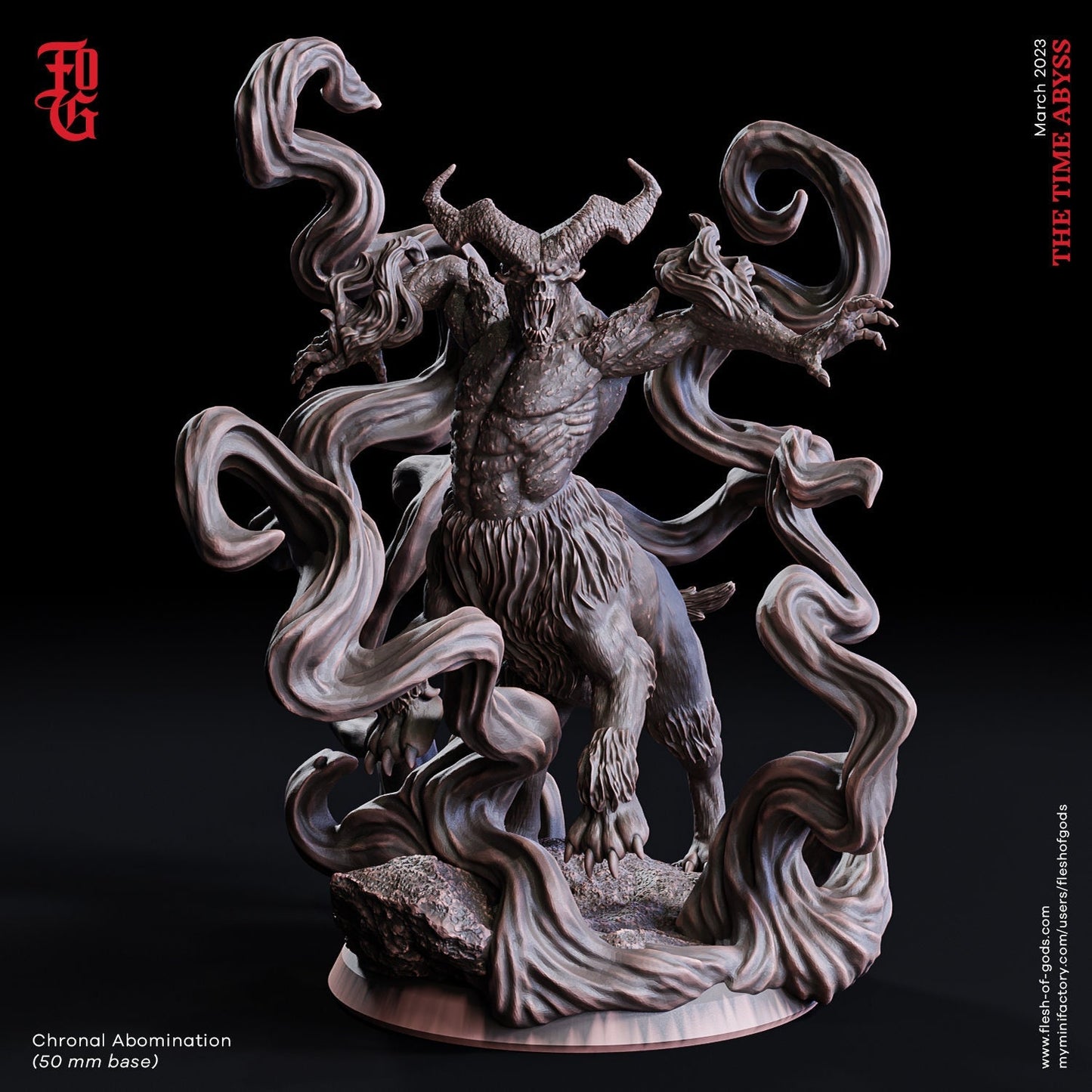 Chronal Abomination - The Time Abyss (sculpted by Flesh of Gods miniatures)
