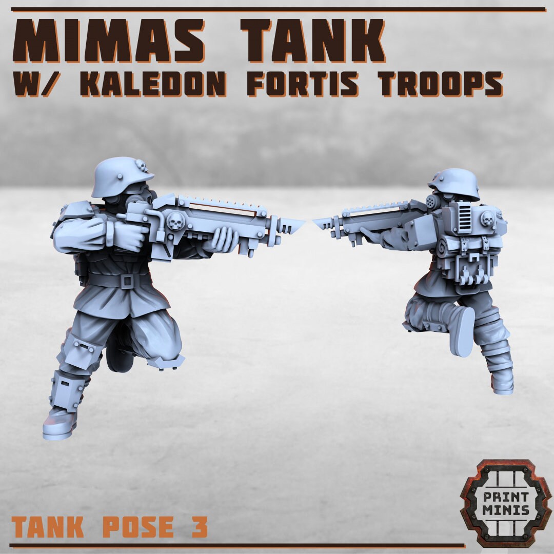 Mimas Tank / Troop Carrier - Kaledon Fortis (by Print Minis)