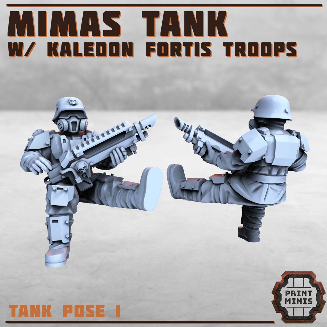 Mimas Tank / Troop Carrier - Kaledon Fortis (by Print Minis)