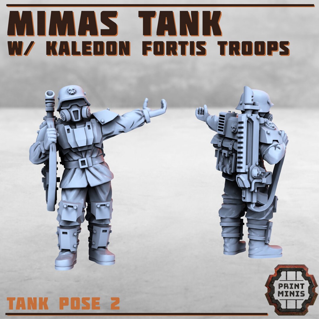 Mimas Tank / Troop Carrier - Kaledon Fortis (by Print Minis)