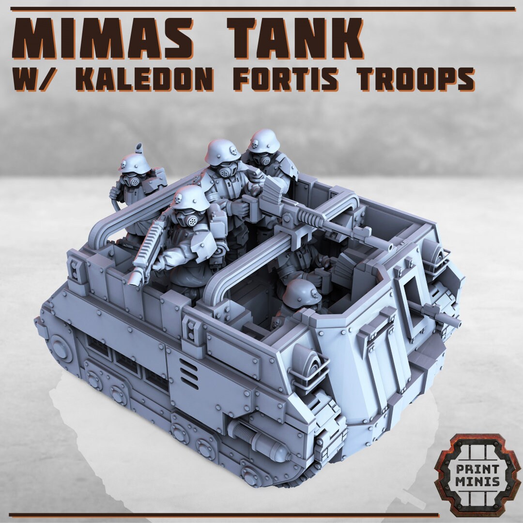 Mimas Tank / Troop Carrier - Kaledon Fortis (by Print Minis)