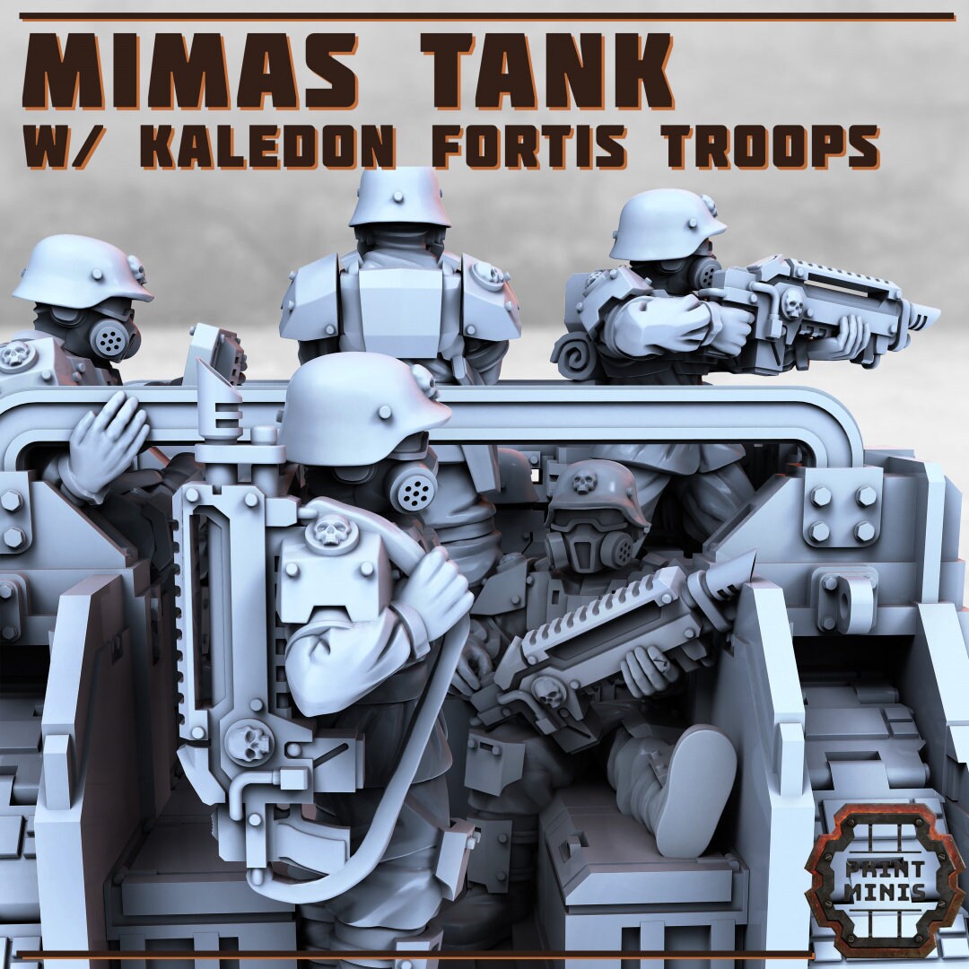Mimas Tank / Troop Carrier - Kaledon Fortis (by Print Minis)