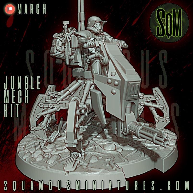 Jungle Mech Kit - Crawler (1) (Sculpted by Squamous Miniatures)