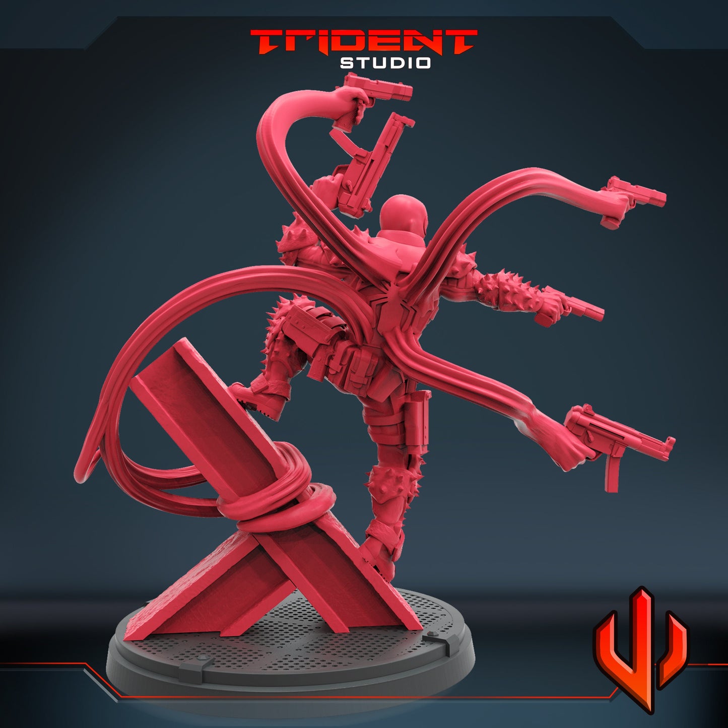 Agent Venom (Fan art sculpted by Trident Studio) (Crisis Protocol Proxy/Alternative)