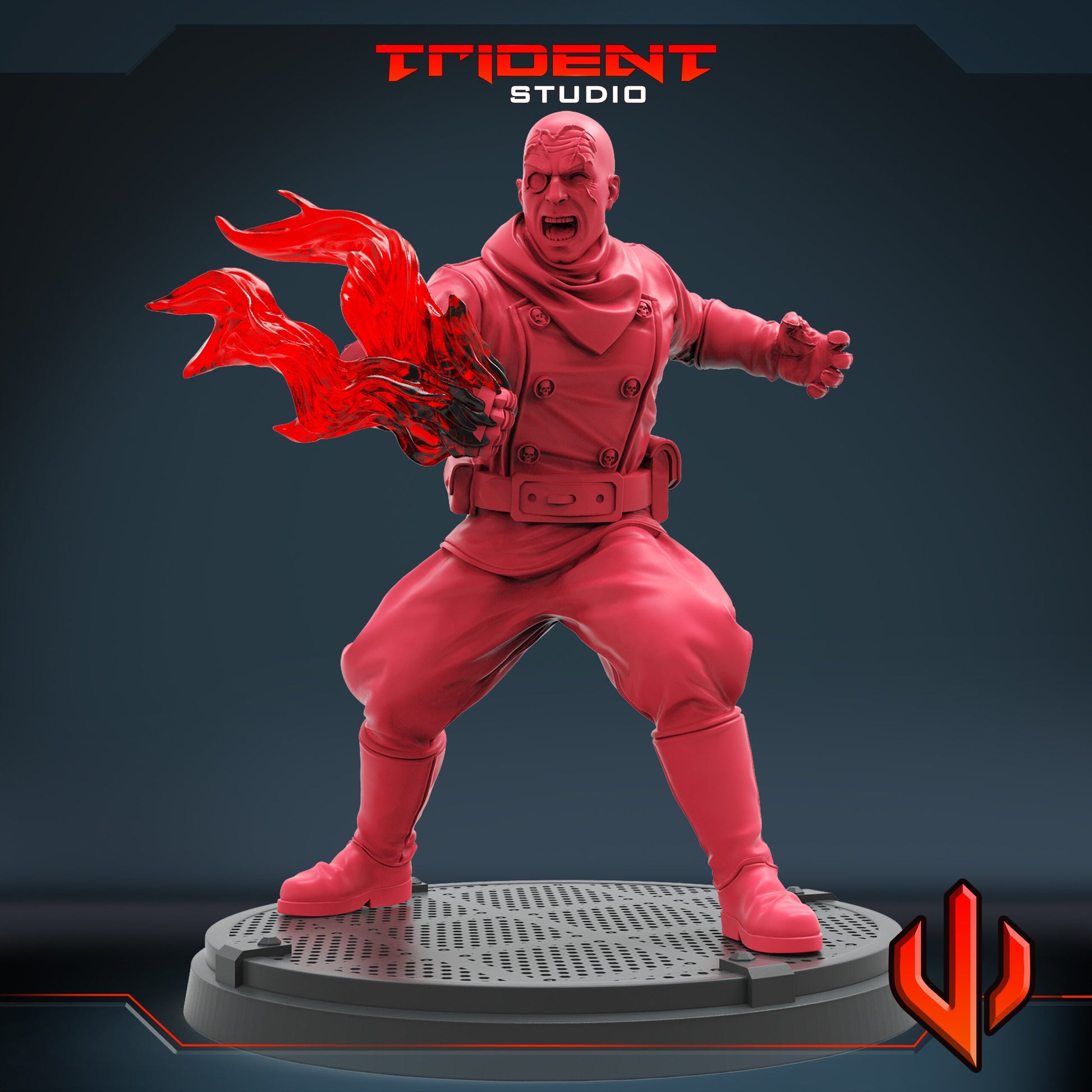 Baron Strucker B (Fan art sculpted by Trident Studio) (Crisis Protocol Proxy/Alternative)