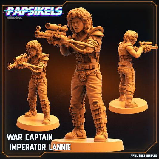 War Captain Imperator Lannie (sculpted by Papsikels)