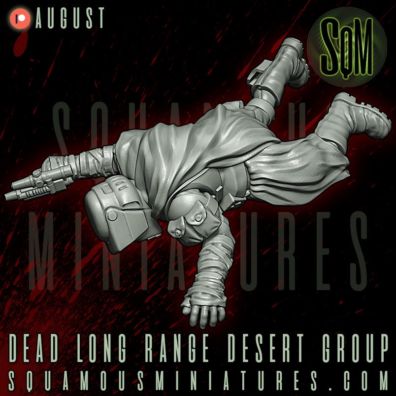 Long Range Desert Group (Dead) - Set of 2 (Sculpted by Squamous Miniatures)