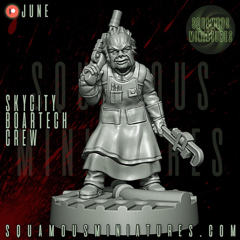 Boartech Crew - set of 5 (Sculpted by Squamous Miniatures)